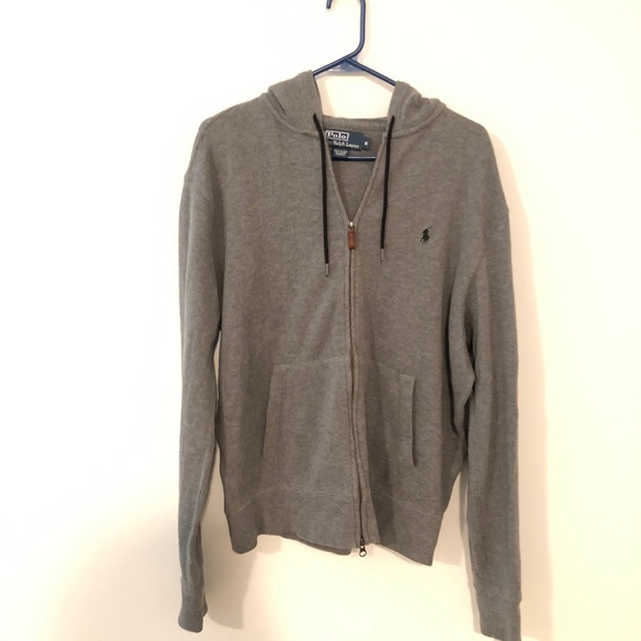 Mens Ralph Lauren Zip Up Hoody - Picture 1 of 4
